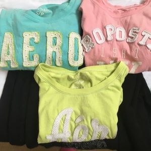 3 Aeropostale shirts